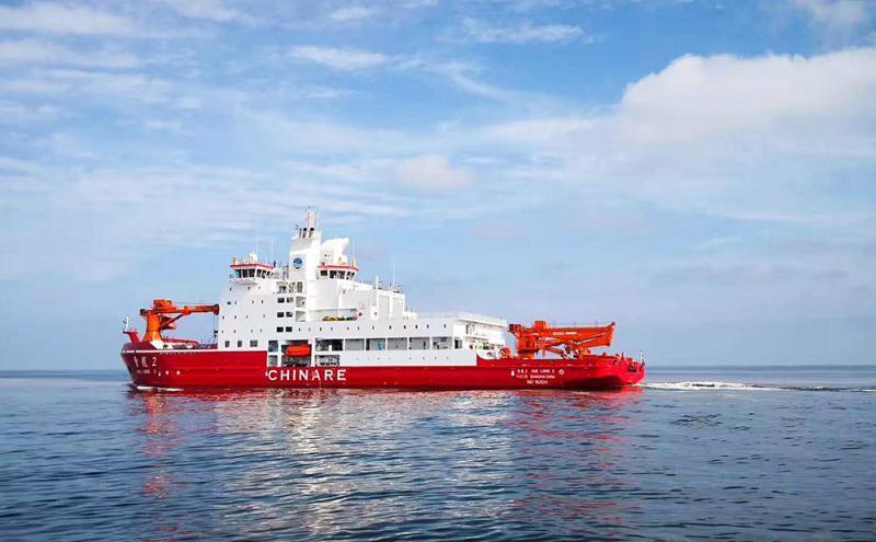 “雪龙2”号抵达罗斯海新站