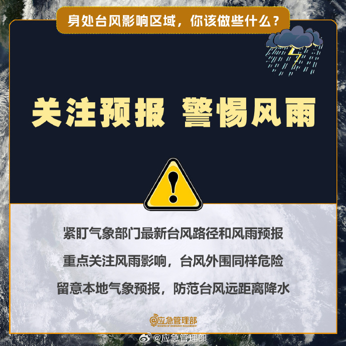 台风来了，应该如何应对？